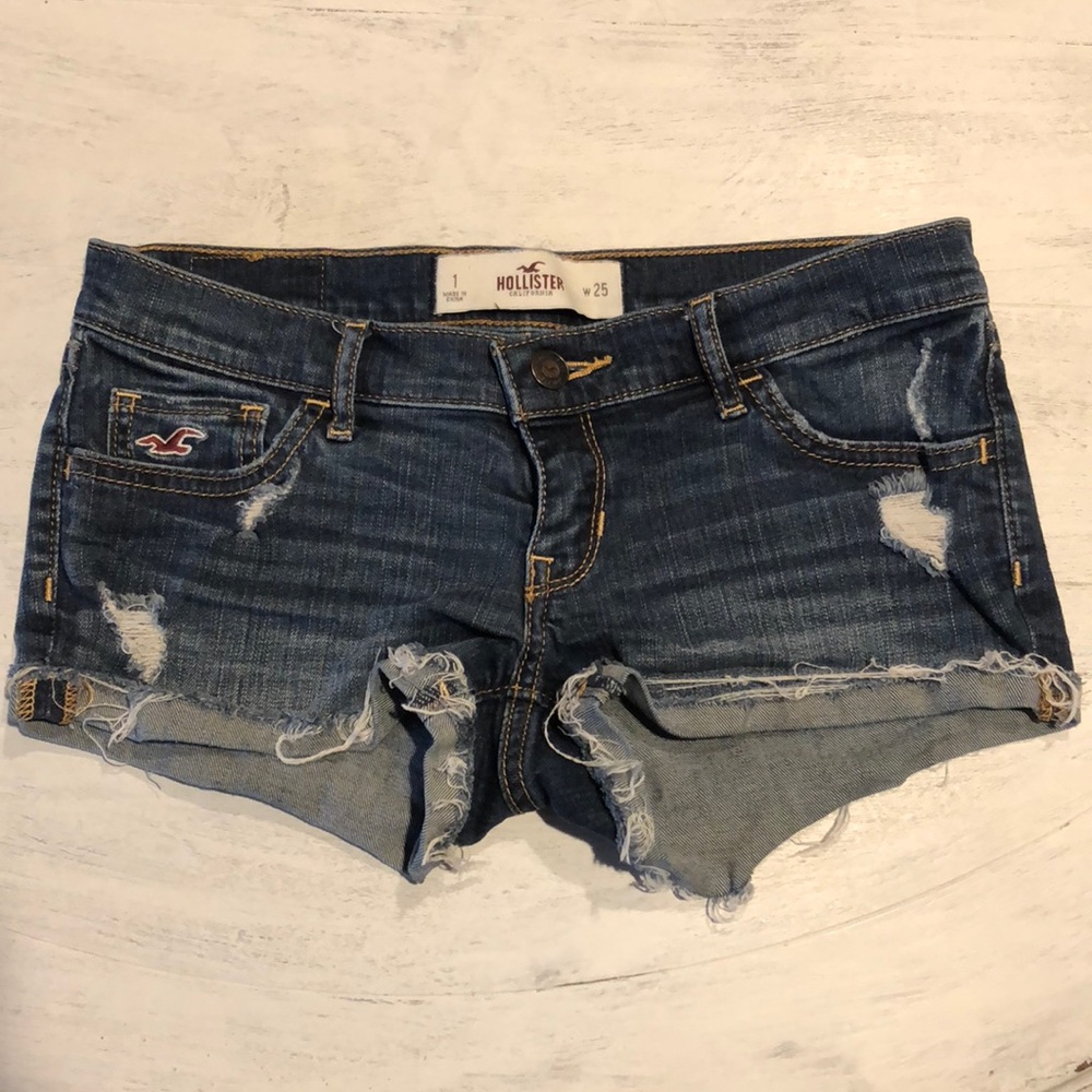 Hollister denim shorts